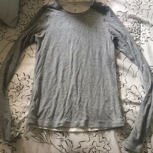 Grey/white reversible long sleeve ivivva top